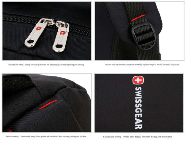 Swissgear Men Laptop Backpack Blue - Image 4